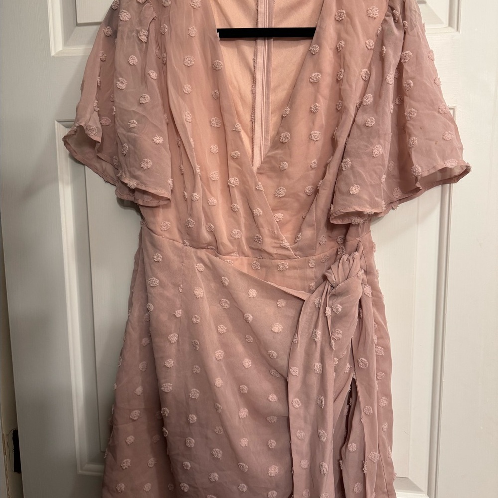 The Clothing Company Blush Asymmetrical Dress
